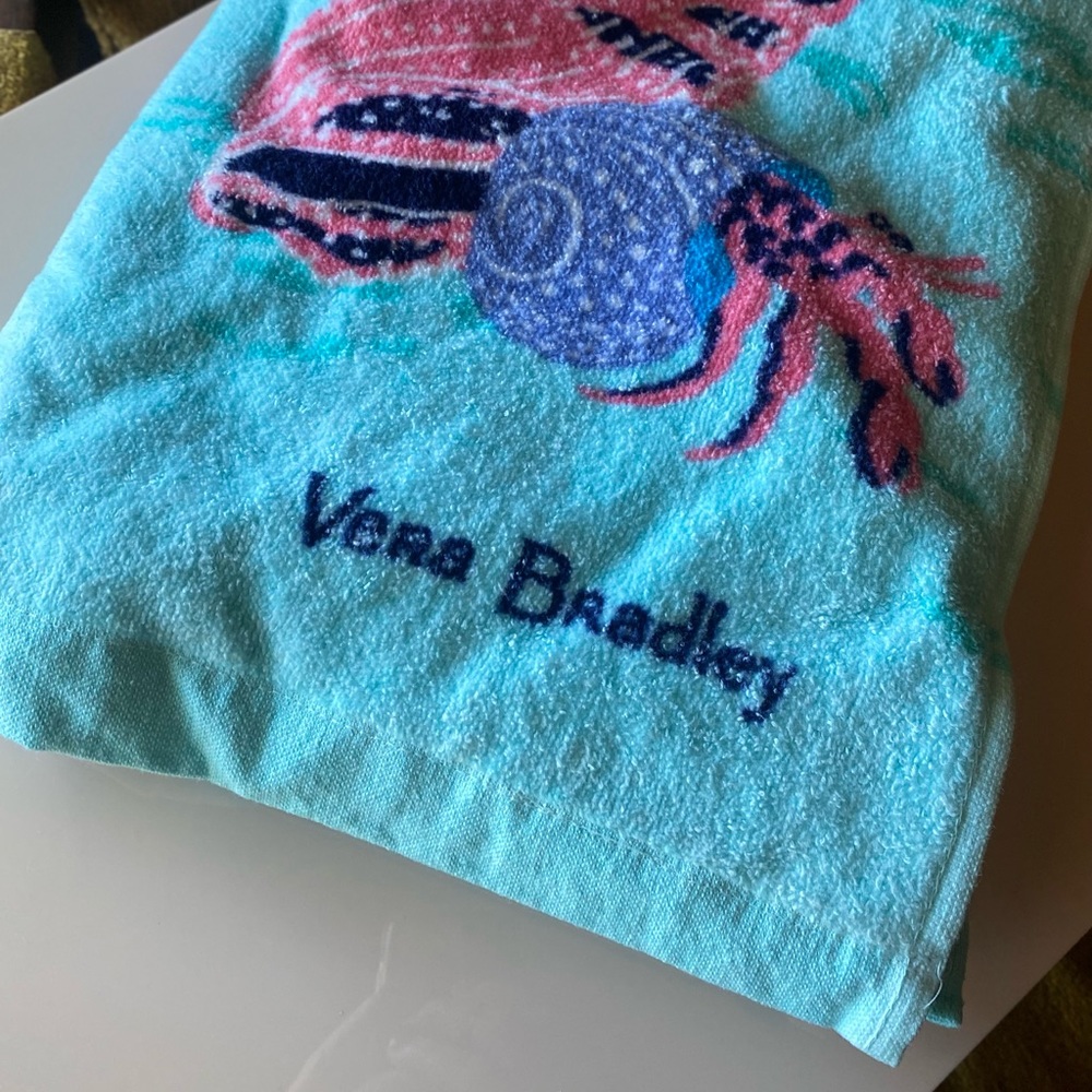 Vera Bradley paisley wave fish beach towel